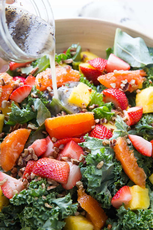 Fruits and veggies salad